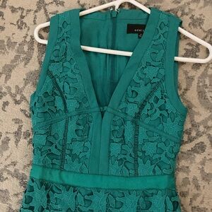 Adelyn Rae Teal Lace Dress